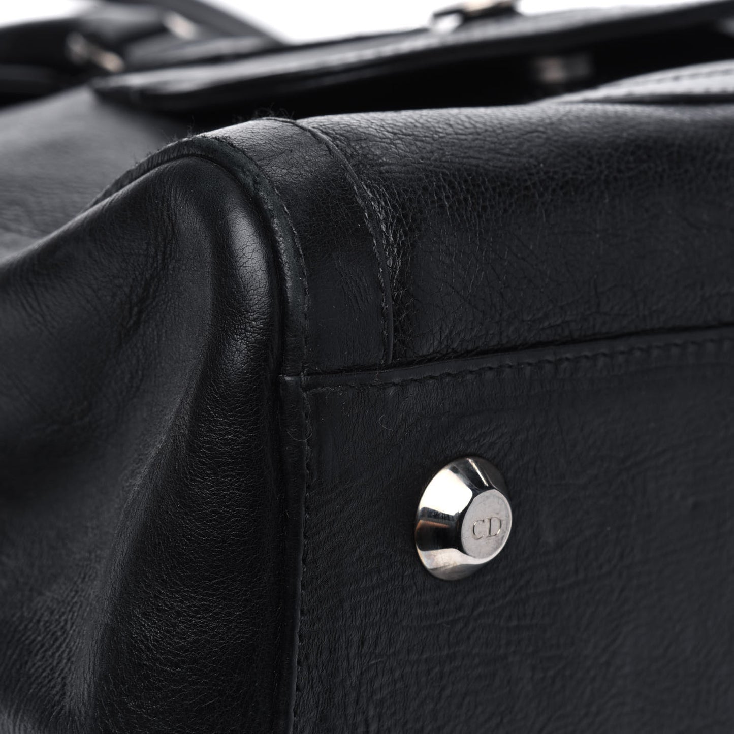 Calfskin CD Tote Black