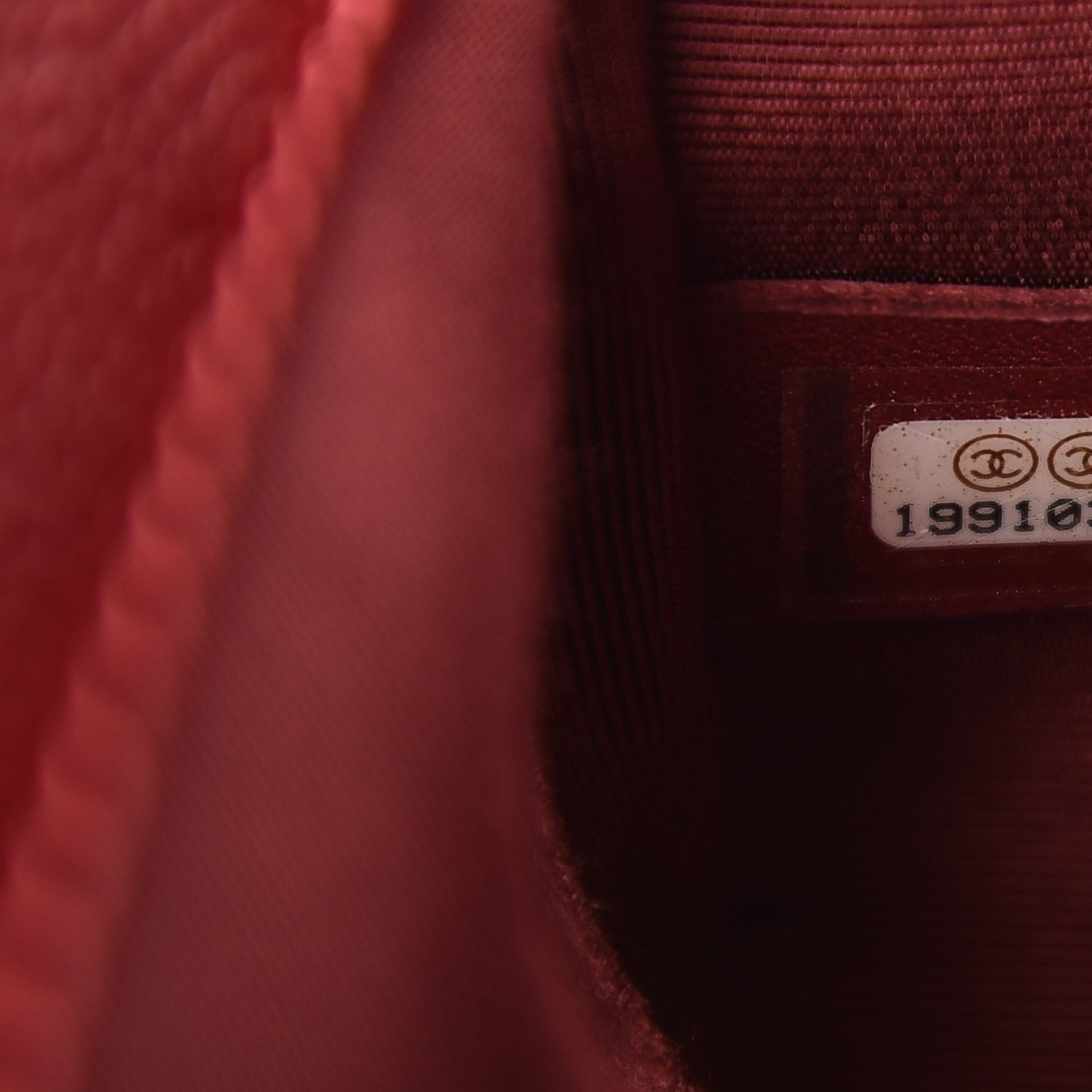 Chanel Caviar Quilted Small Boy Flap Dark Red 7 of 8