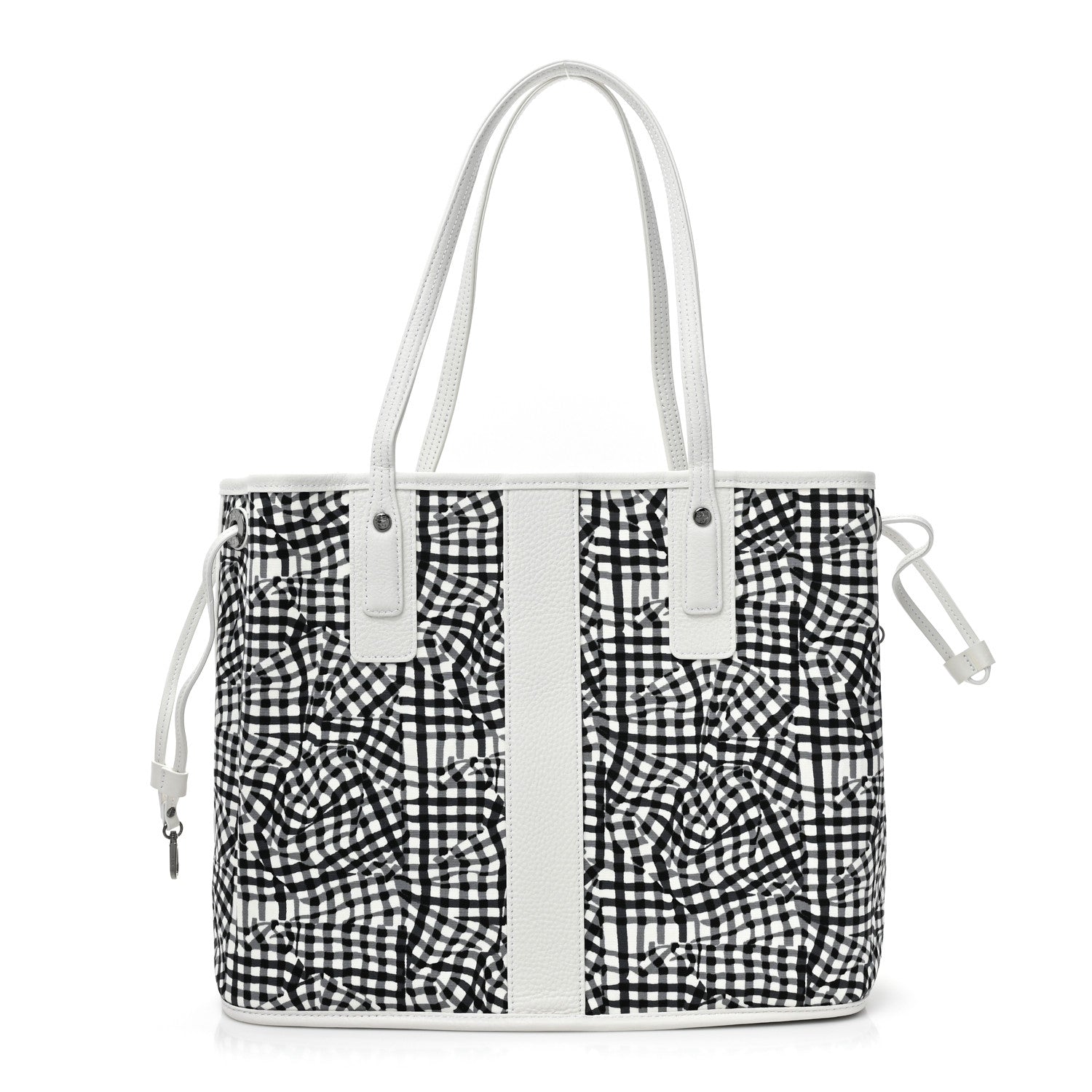 MCM Visetos Medium Liz Reversible Shopper Tote White 4 of 17