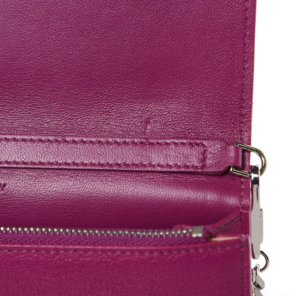 Givenchy Sugar Goatskin Pandora Chain Wallet Orchid Purple 9 of 14