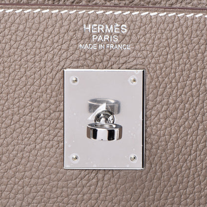 Hermes Togo Kelly Retourne 32 Etoupe 17 of 38