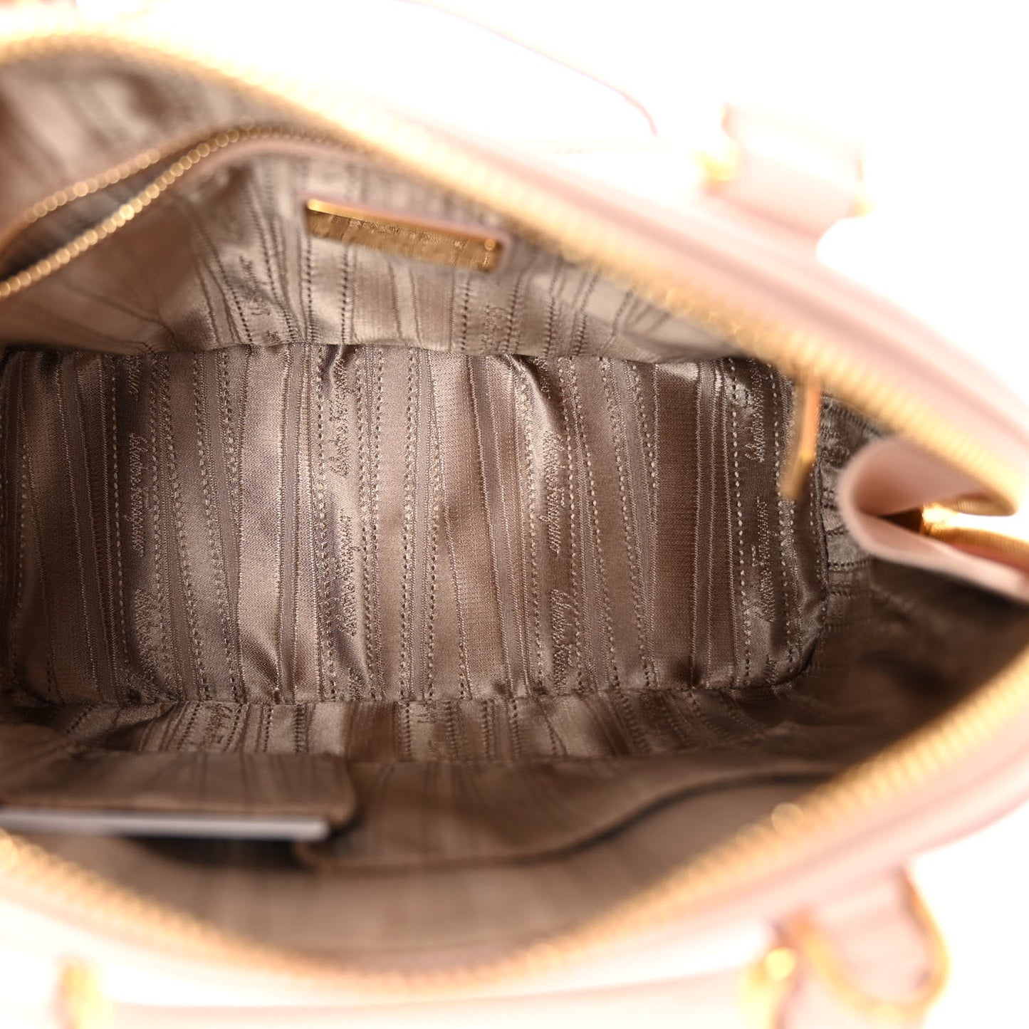 Printed Calfskin Darina Satchel Macaron