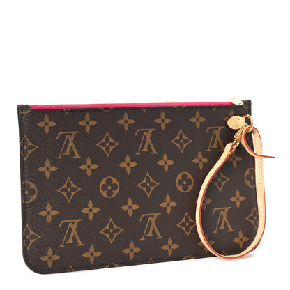 Louis Vuitton Monogram Neverfull MM GM Pochette Pivoine 3 of 8