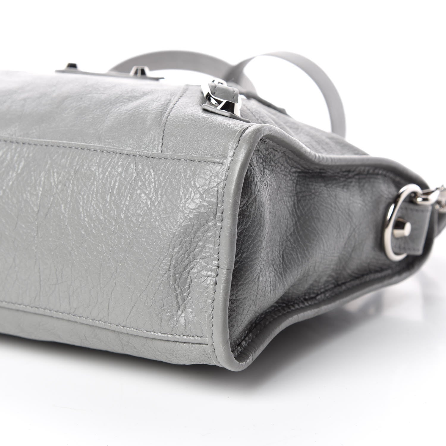 Balenciaga Agneau Classic Silver Hardware S City Gris Haussmannien 6 of 9