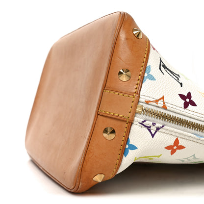 Louis Vuitton Monogram Multicolor Alma White 9 of 9