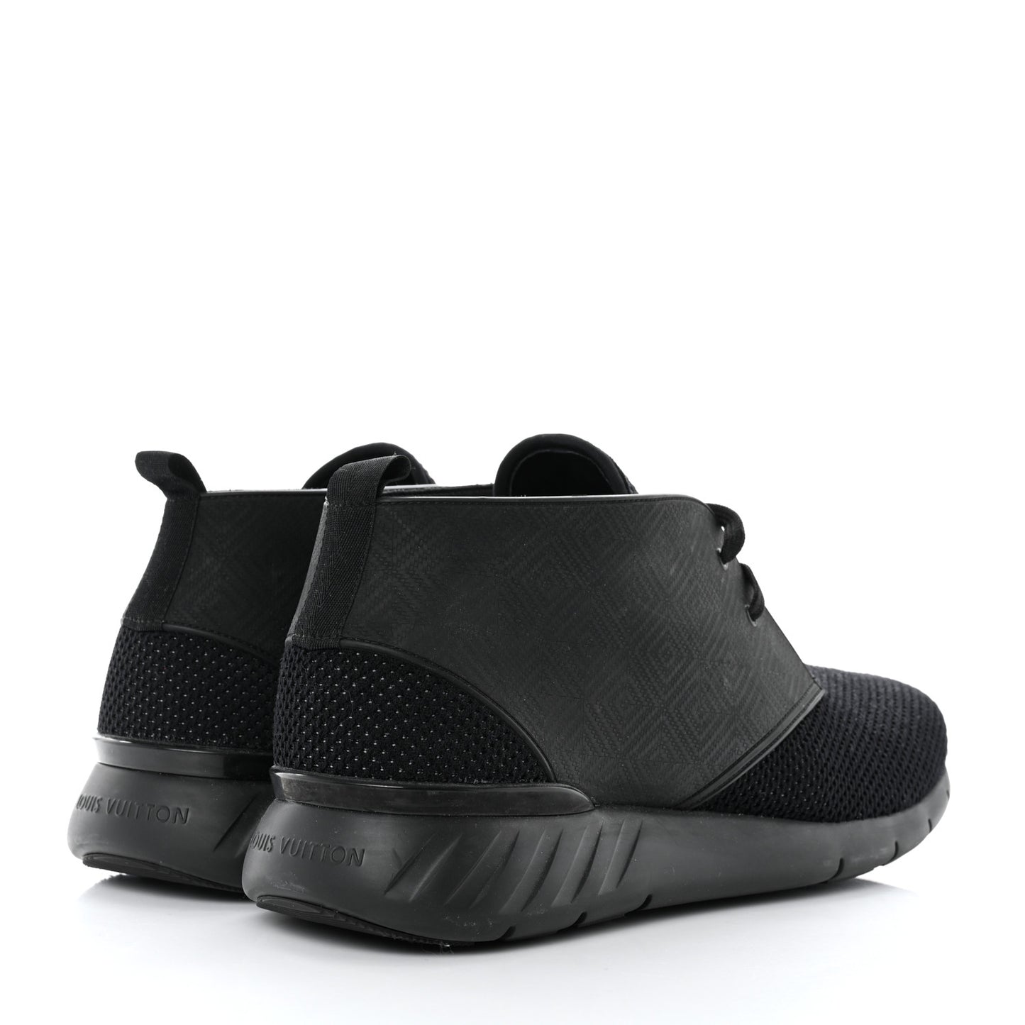 Calfskin Damier Fastlane Low Sneakers 13 Black