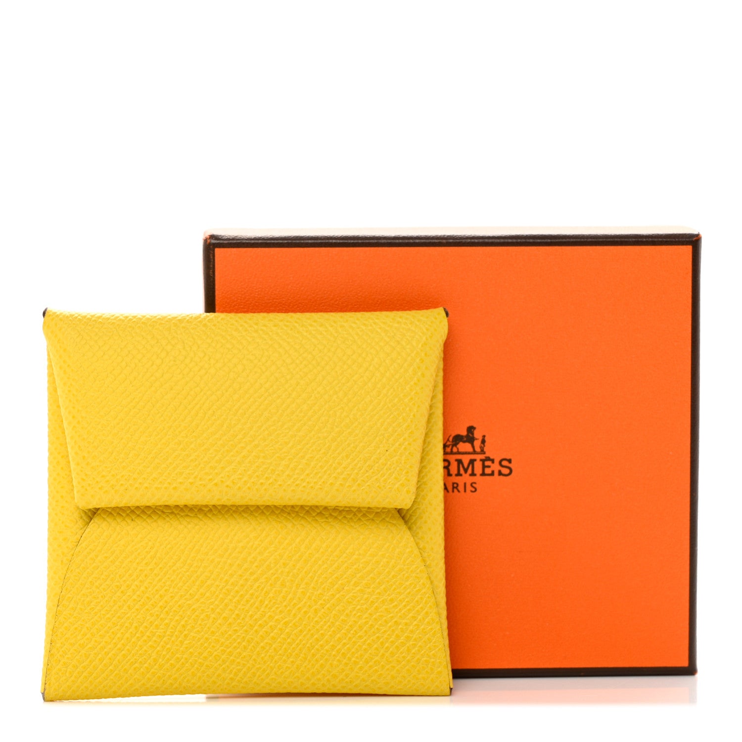 Hermes Epsom Bastia Coin Purse Jaune de Naples 13 of 13