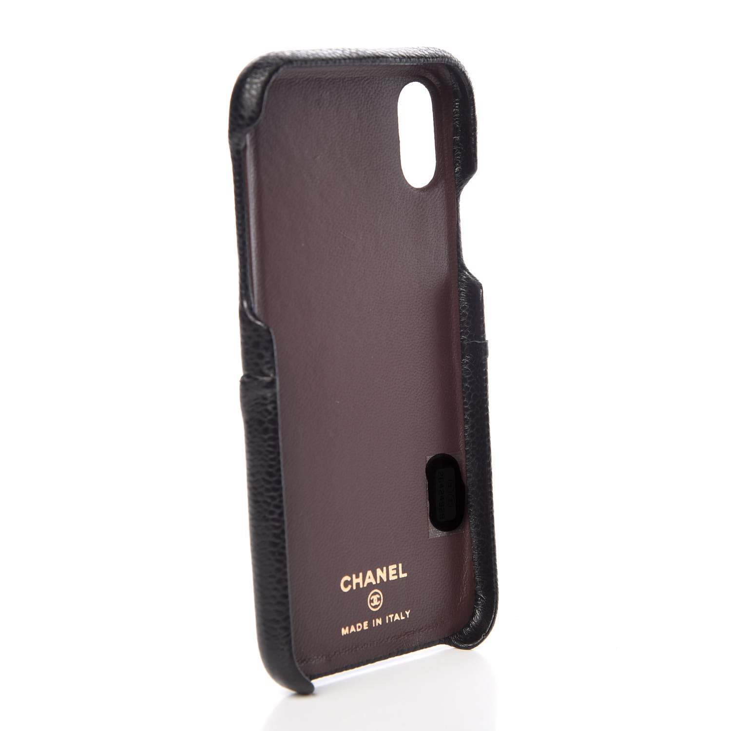 Chanel Caviar Quilted iPhone X Coco Tech Case Black 3 of 7