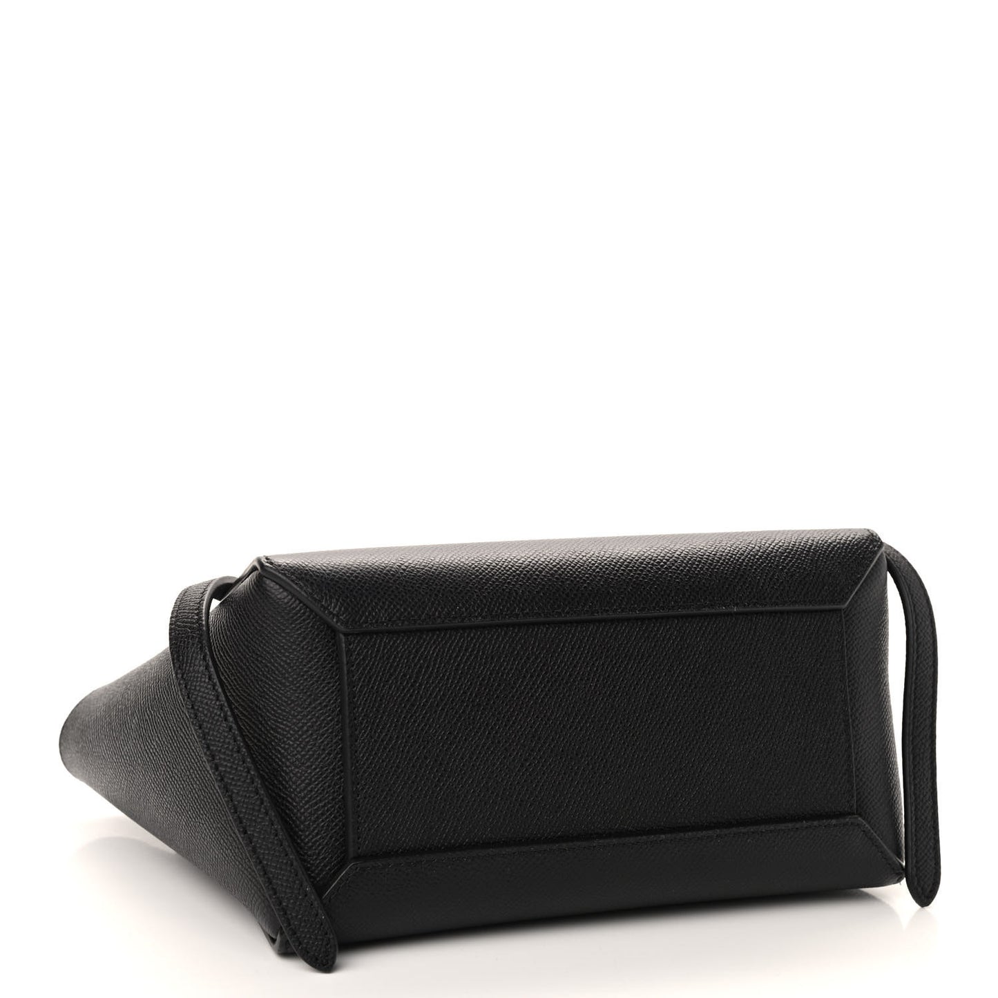 Grained Calfskin Nano Belt Bag Black