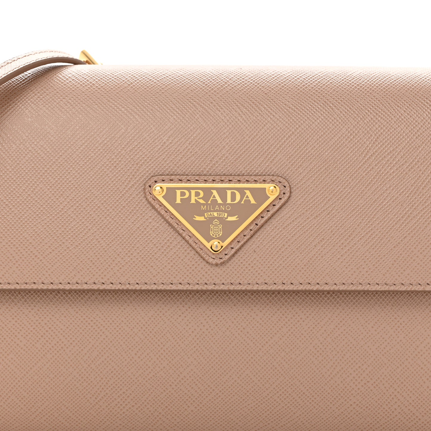 Saffiano Wallet With Shoulder Strap Cipria