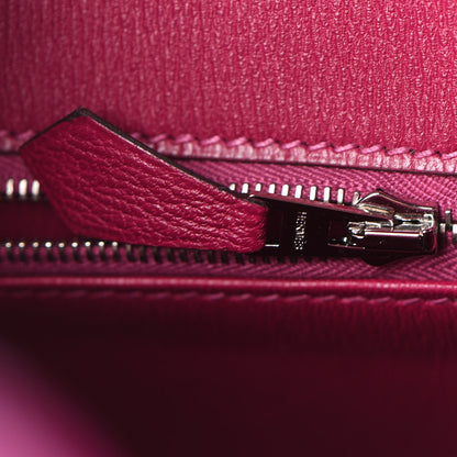 Hermes Shiny Niloticus Crocodile Birkin 25 Rose Scheherazade 18 of 32