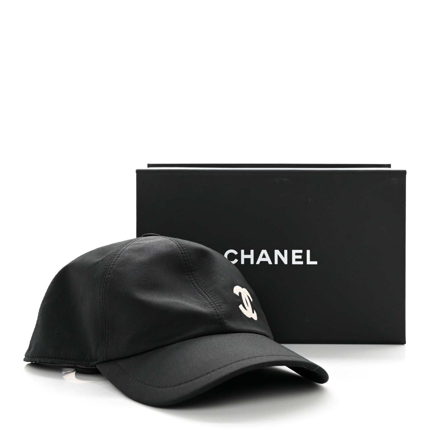 Chanel Cotton CC Cap Hat Black 10 of 10