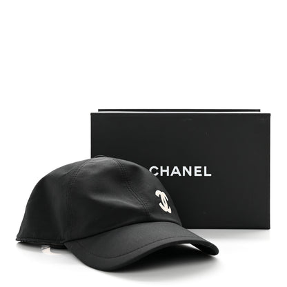 Chanel Cotton CC Cap Hat Black 10 of 10