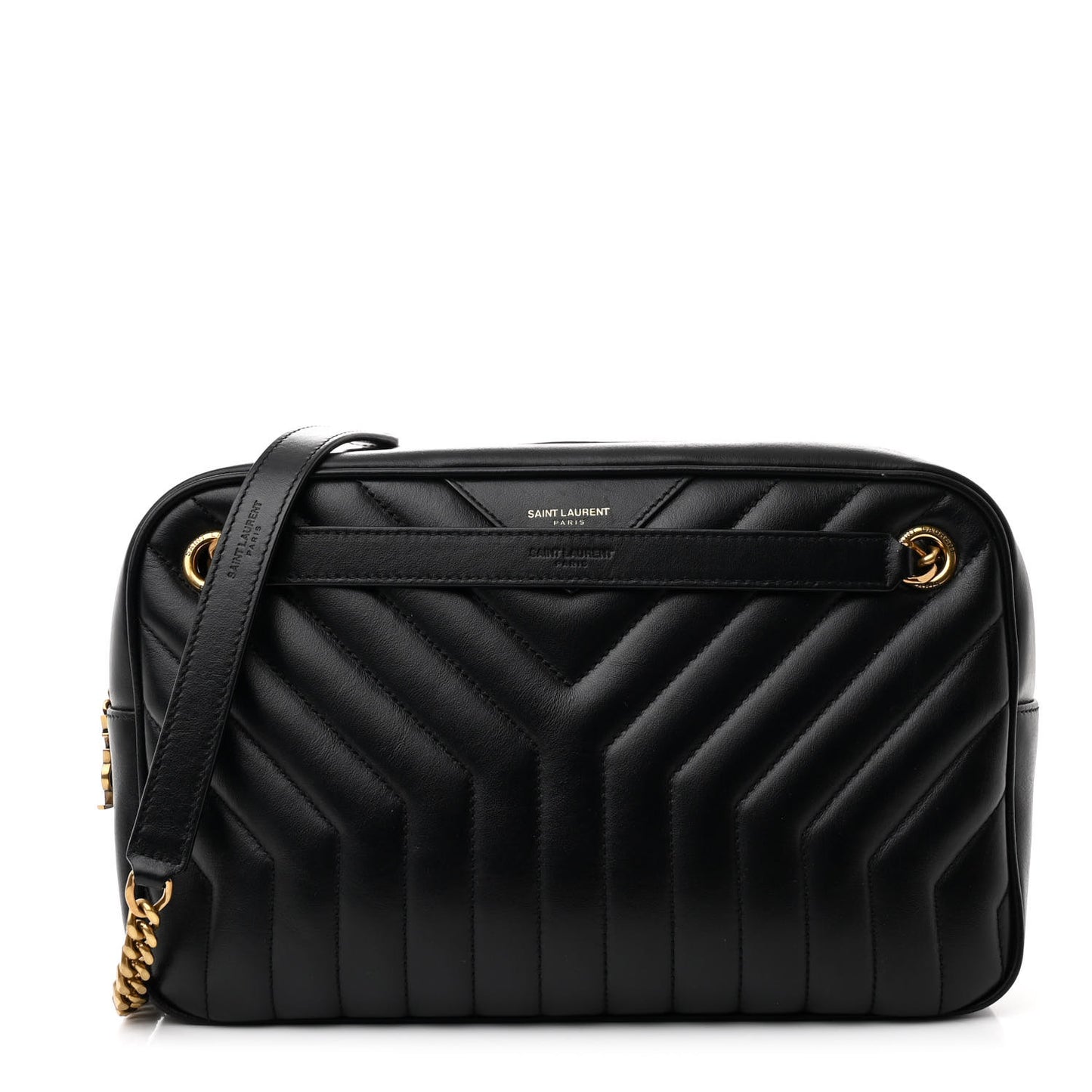 Calfskin Matelasse Joan Camera Bag Black
