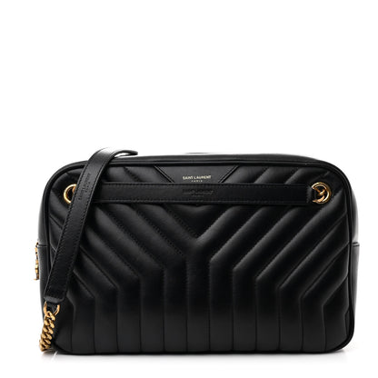 Saint Laurent Calfskin Matelasse Joan Camera Bag Black 1 of 10