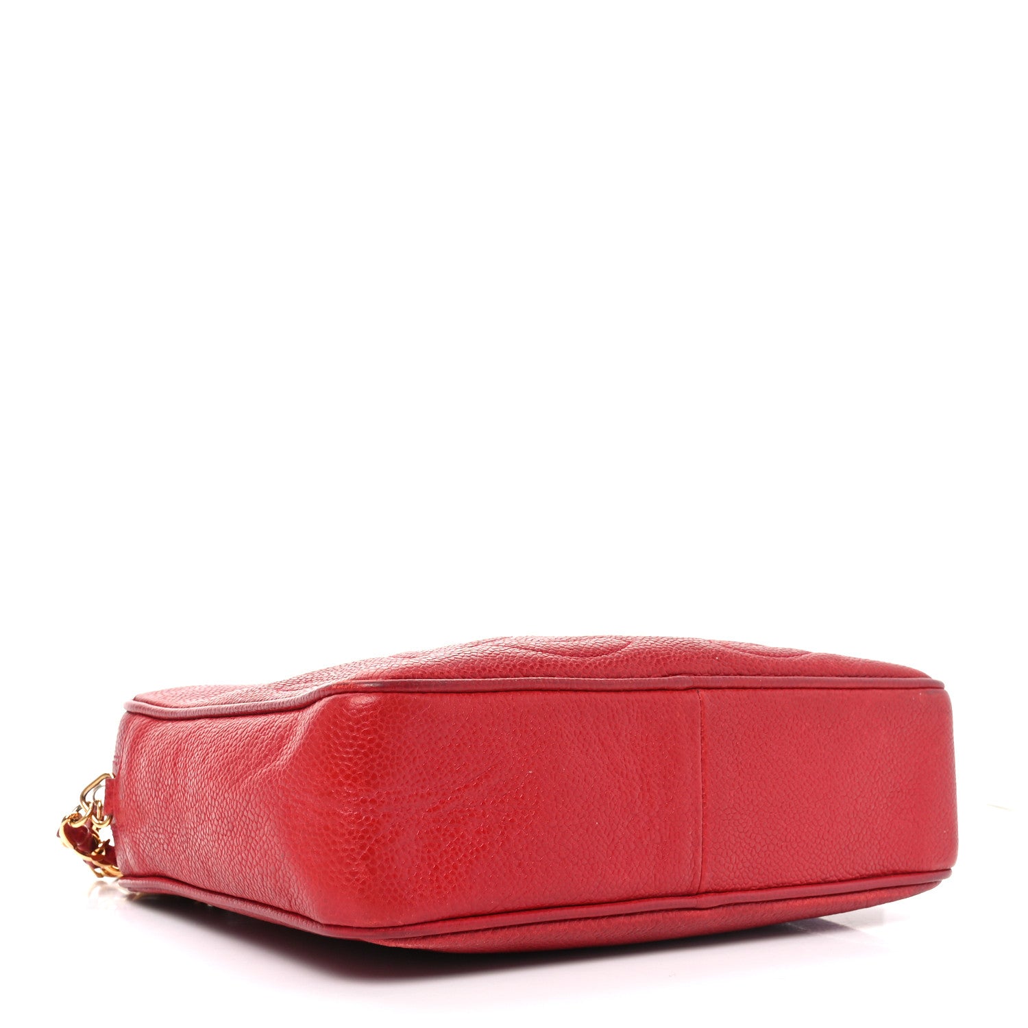 Chanel Caviar CC Stitched Camera Case Red 4 of 11