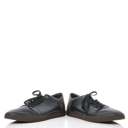 Louis Vuitton Calfskin Monogram Line Up Sneaker 13 Black 6 of 10
