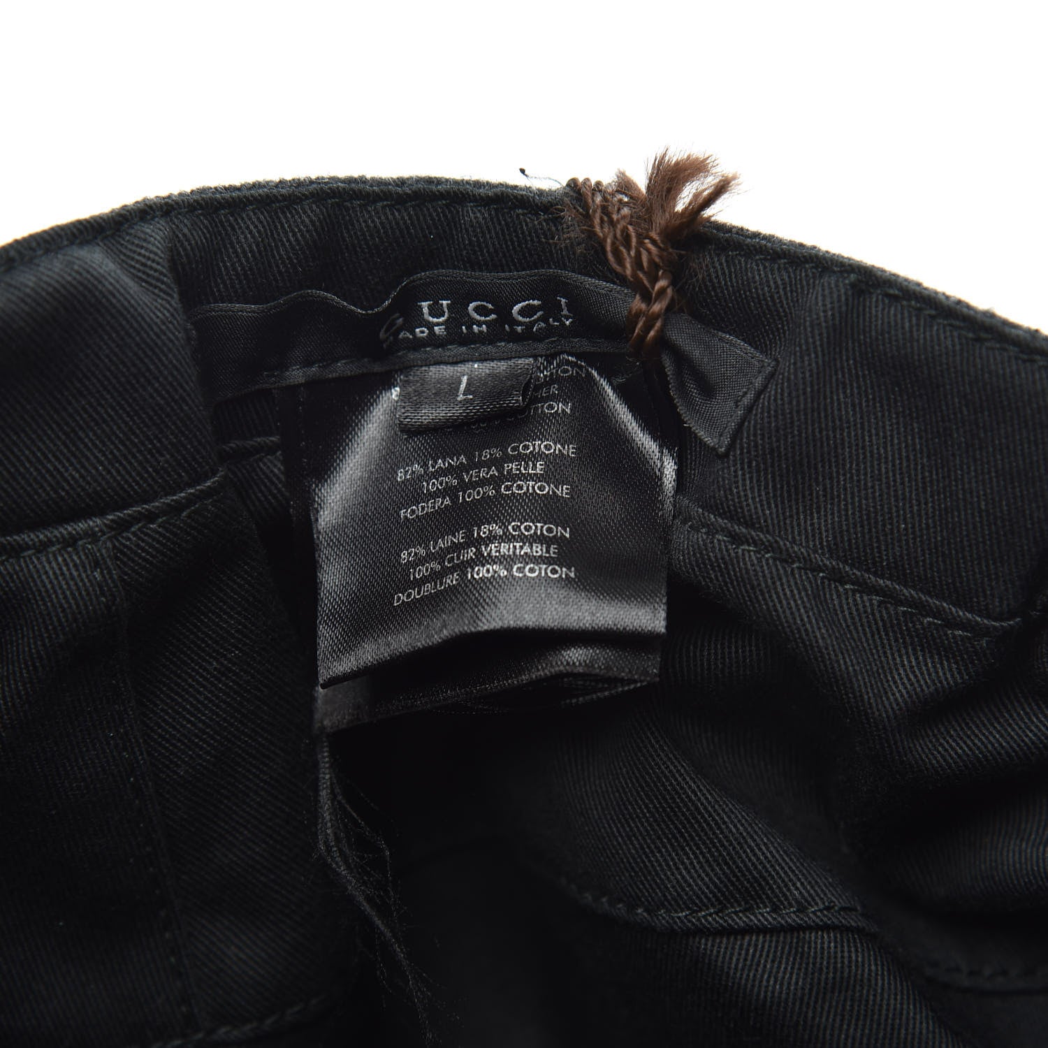 Gucci Felt Newsboy Hat L Grey 6 of 7