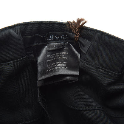 Gucci Felt Newsboy Hat L Grey 6 of 7