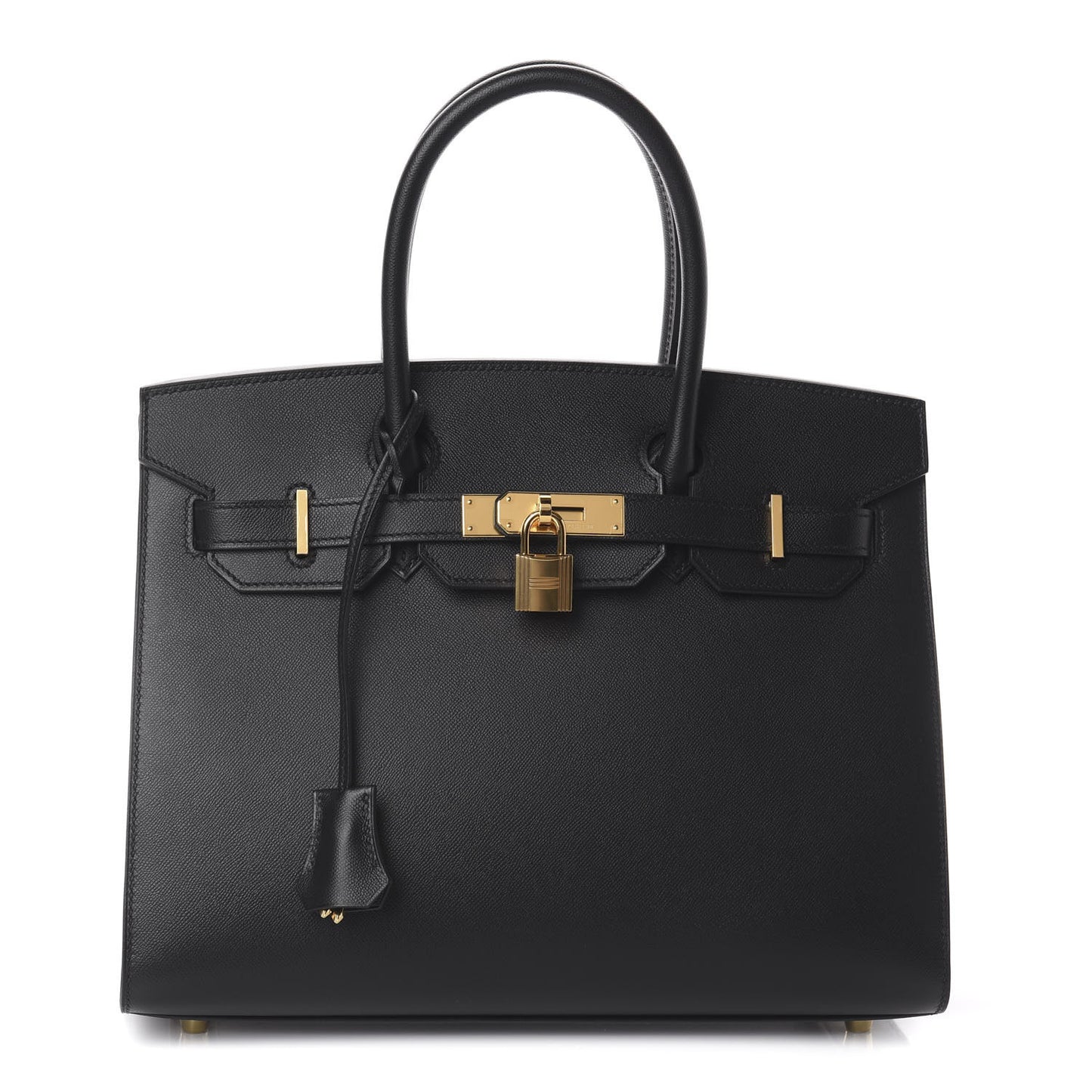 Madame Calfskin Birkin Sellier 30 Black