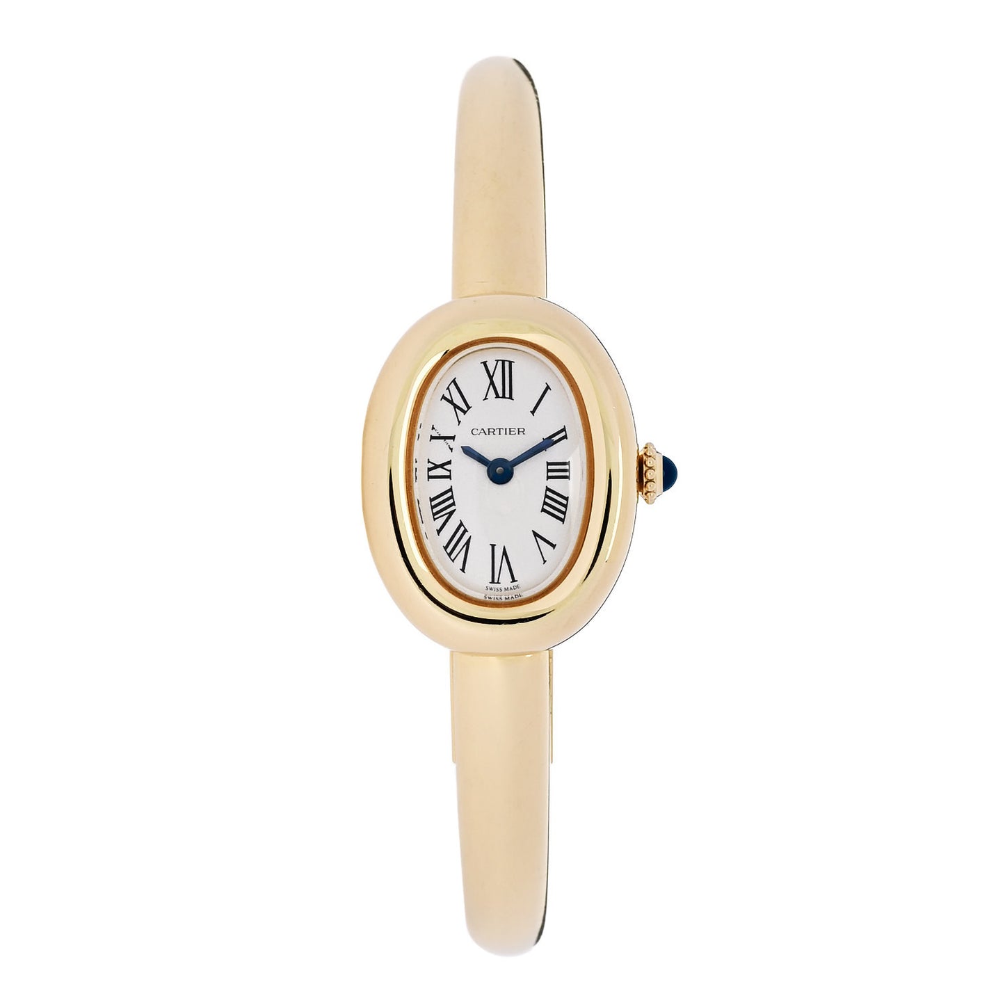 18K Yellow Gold 19mm Baignoire Quartz Watch