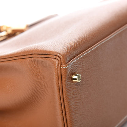 Hermes Courchevel Kelly Retourne 35 Gold 31 of 43