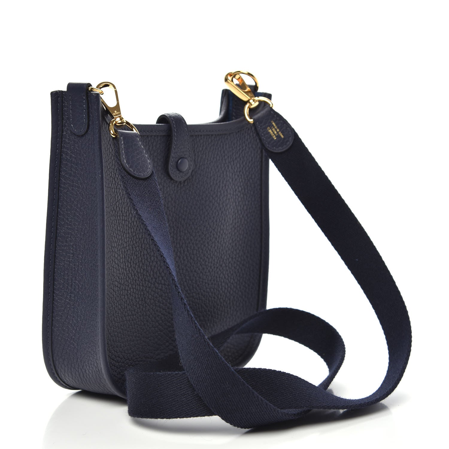 Hermes Taurillon Clemence Evelyne TPM Bleu Nuit 3 of 10