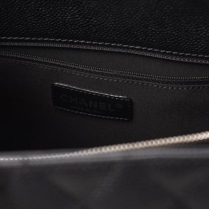 Chanel Caviar Quilted Grand Shopping Tote GST Black 8 of 10