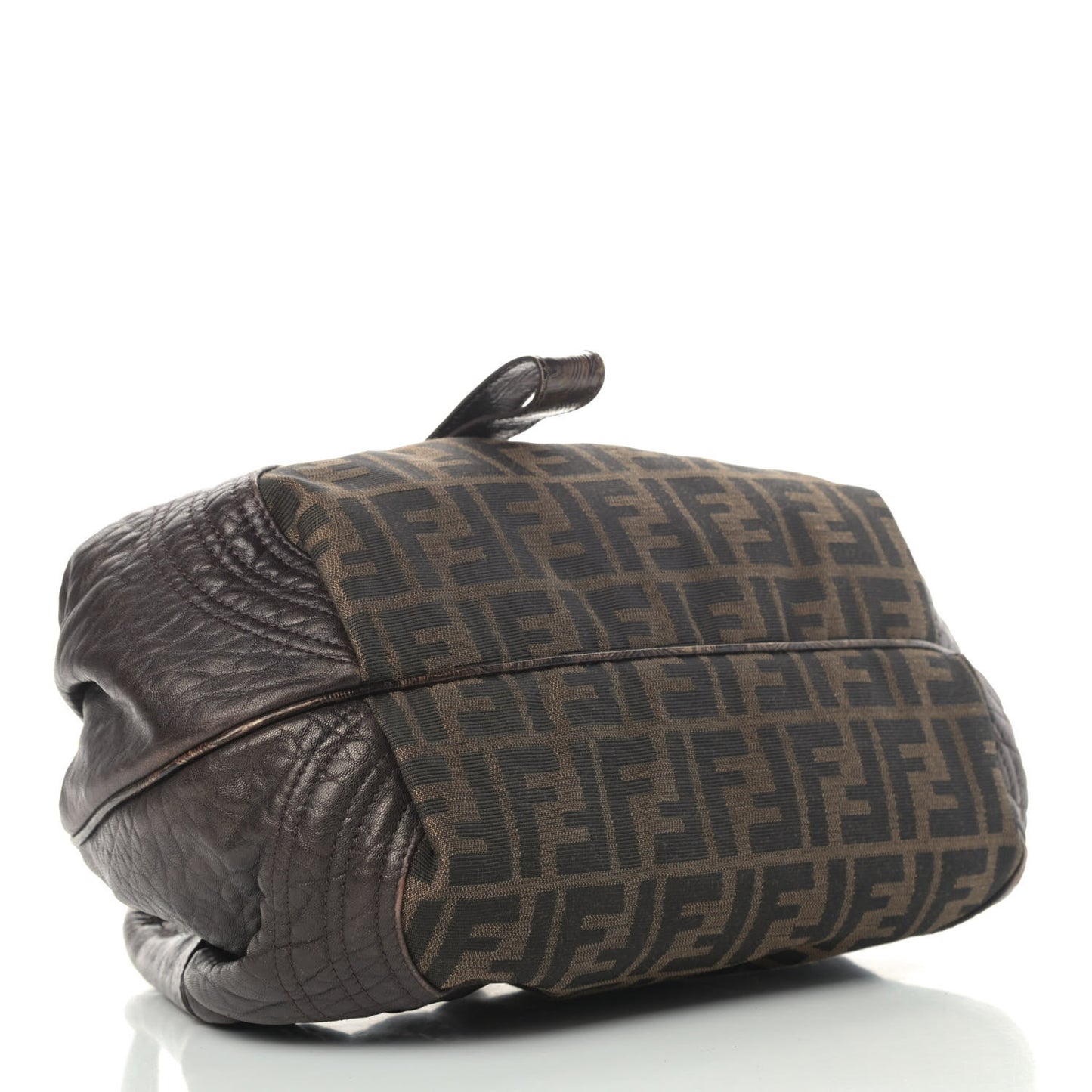 Zucca Nappa Nuvolata Vitello Tortuga Small Spy Tobacco Moro