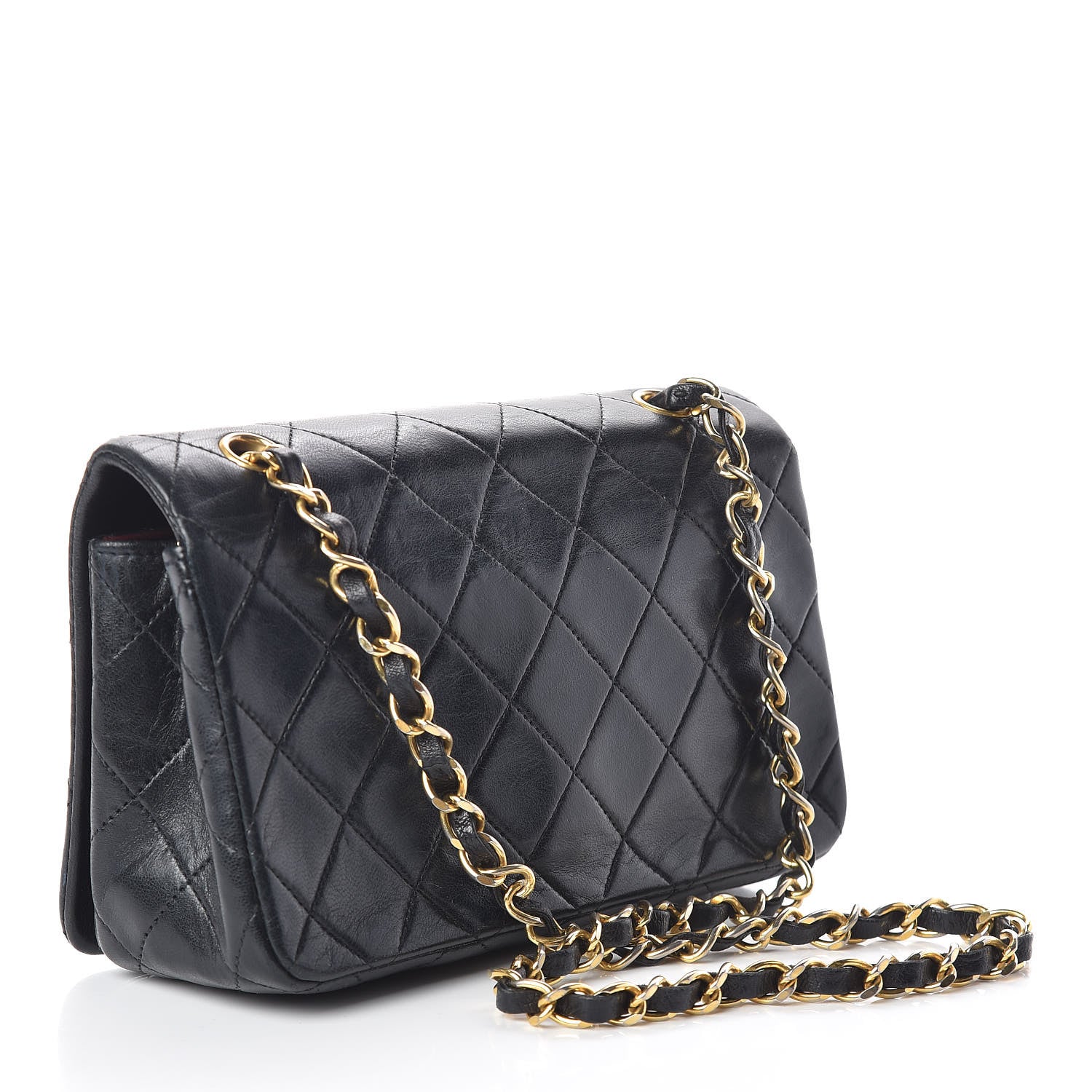 Chanel Lambskin Quilted Small Single Flap Bag Black 3 of 11