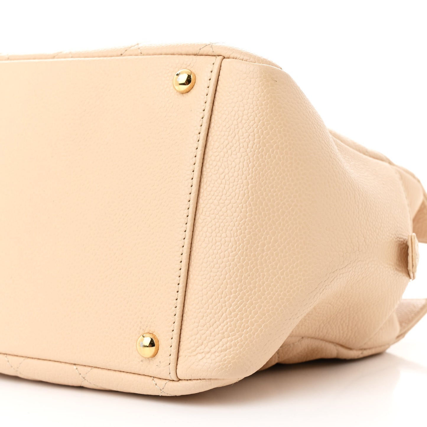 Caviar Quilted Petit Timeless Tote PTT Beige