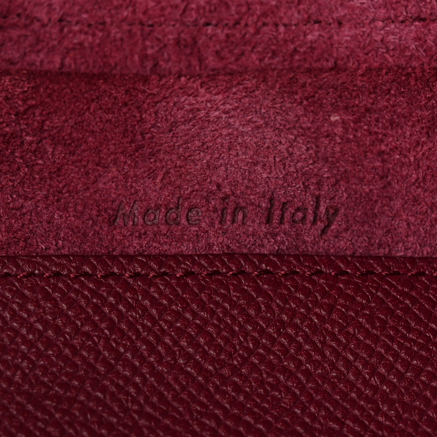 Celine Grained Calfskin Micro Belt Bag Plum 7 of 13