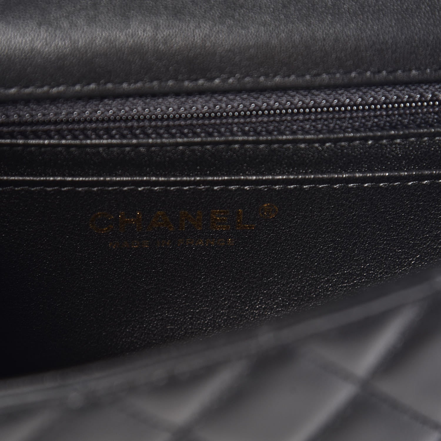 Chanel Lambskin Quilted Mini Rectangular Flap Black 6 of 10