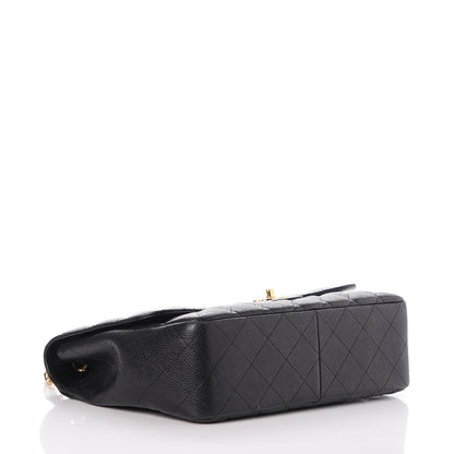 Chanel Caviar Quilted Jumbo Single Flap Black 4 of 15