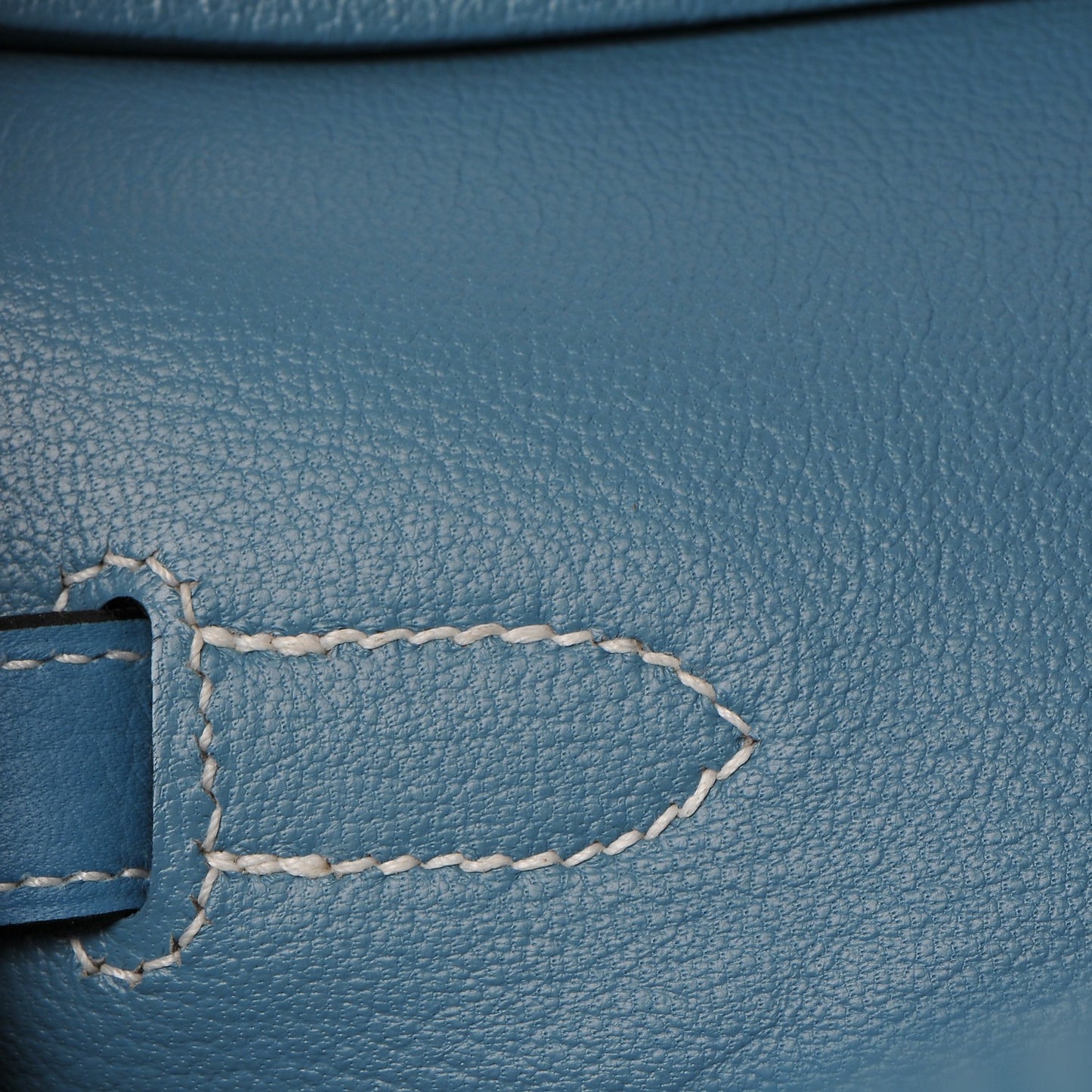 Taurillon Clemence Birkin 35 Blue Jean