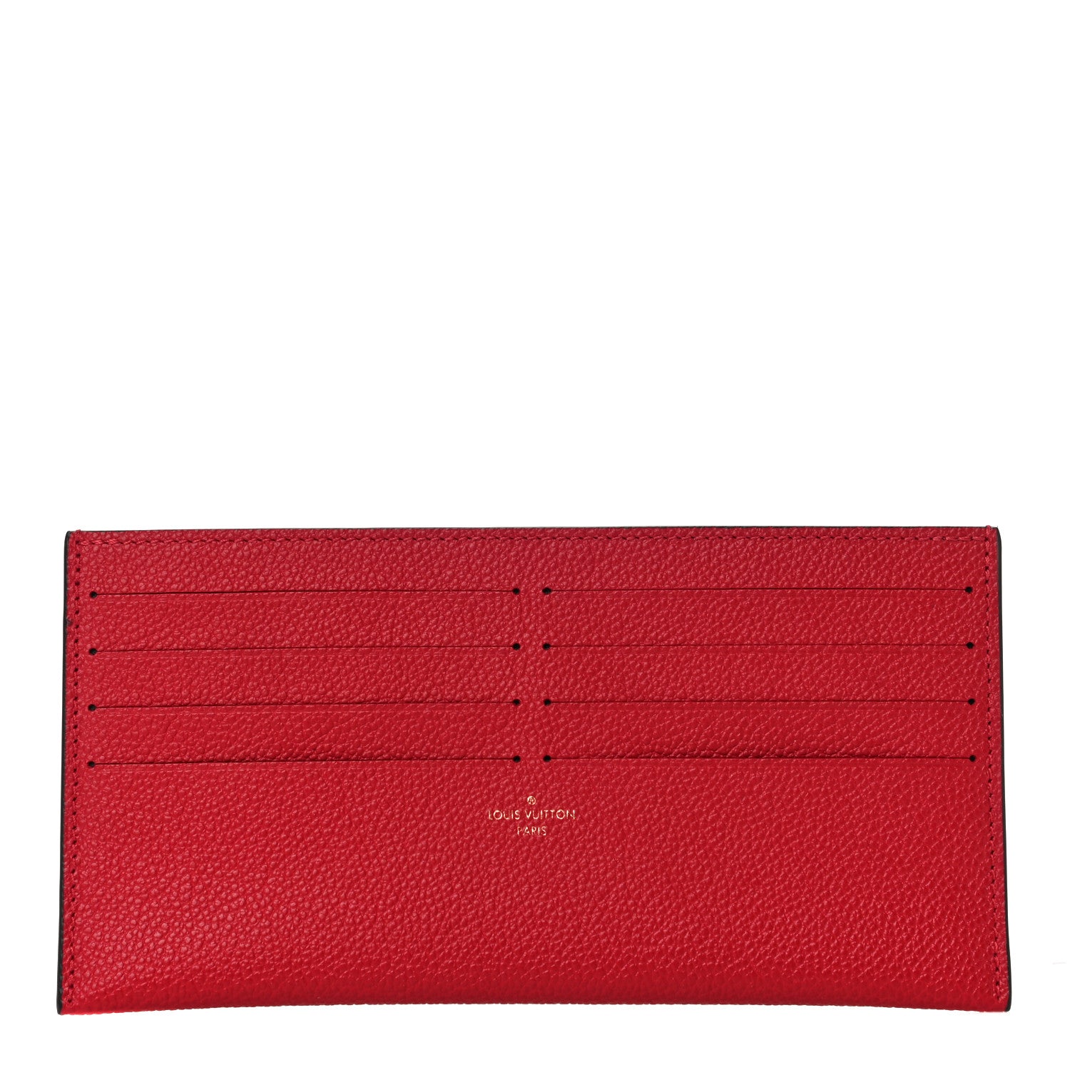 Louis Vuitton Calfskin Felicie Card Holder Insert Cherry 1 of 8