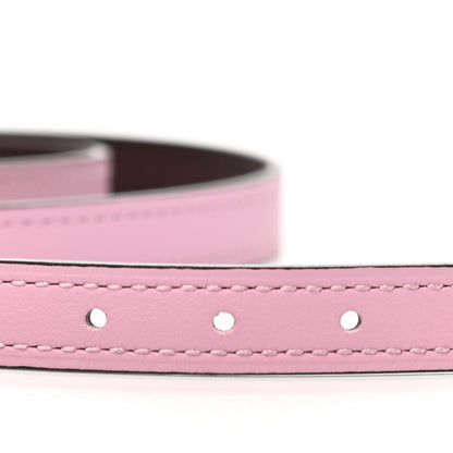 Hermes Epsom Swift 13mm Focus Belt 85 34 Mauve Sylvestre Rouge Sellier 4 of 5