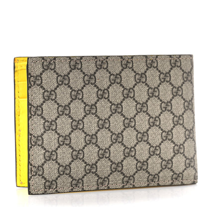 Gucci GG Plus Monogram Bi-Fold Wallet Yellow 3 of 10