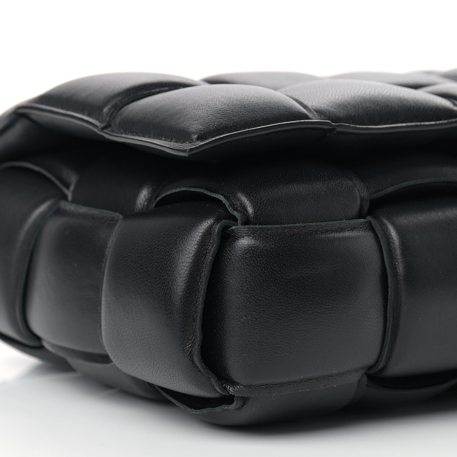 Bottega Veneta Nappa Maxi Intreccio Padded Cassette Crossbody Bag Black 8 of 12