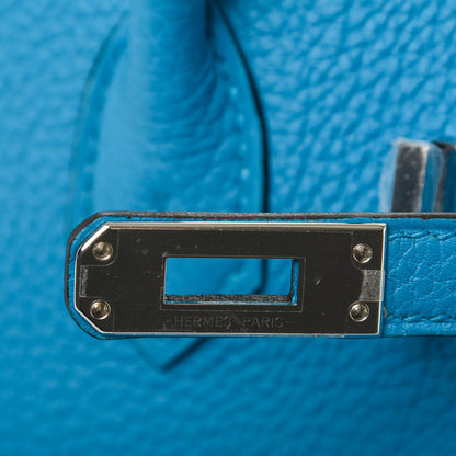 Hermes Togo Birkin 25 Bleu Zanzibar 8 of 23