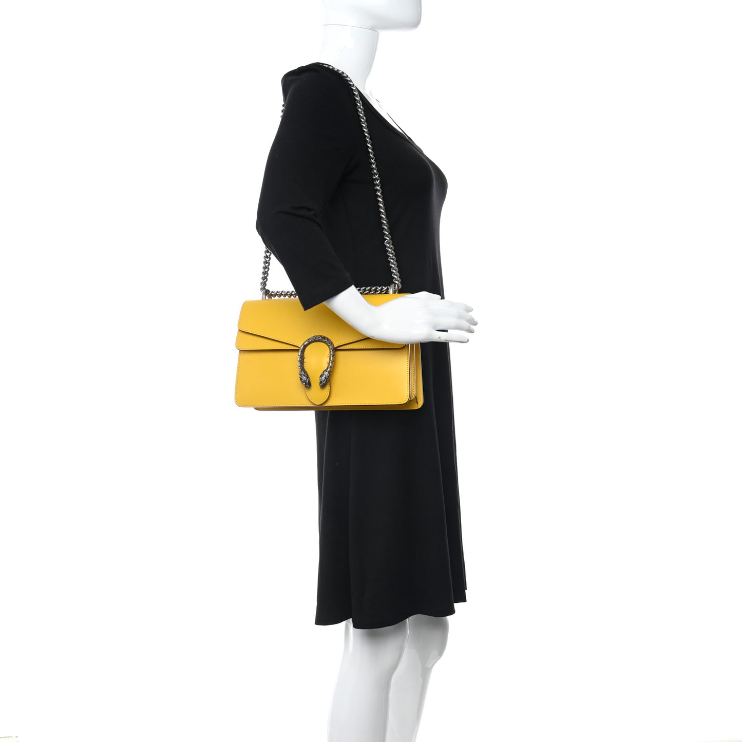 Calfskin Small Dionysus Shoulder Bag Yellow
