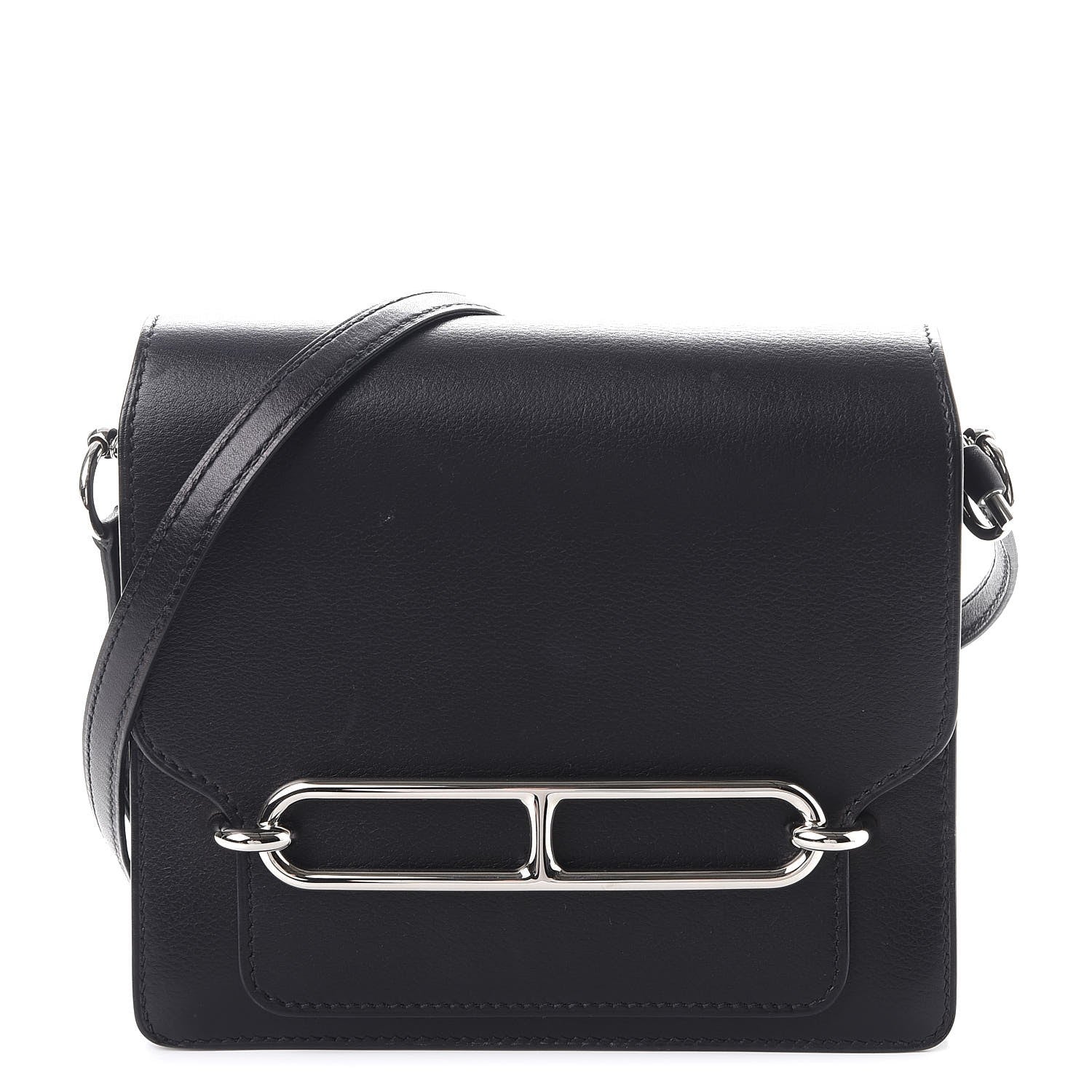 Hermes Evergrain Mini Sac Roulis Black 1 of 8