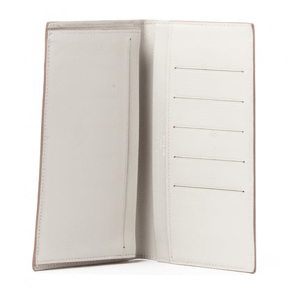 Hermes Evercolor MC2 Fleming Checkbook Holder Wallet Gris Perle 6 of 8