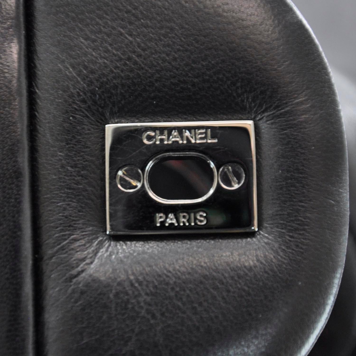 Chanel Lambskin Tweed Petals Flap Black 9 of 12