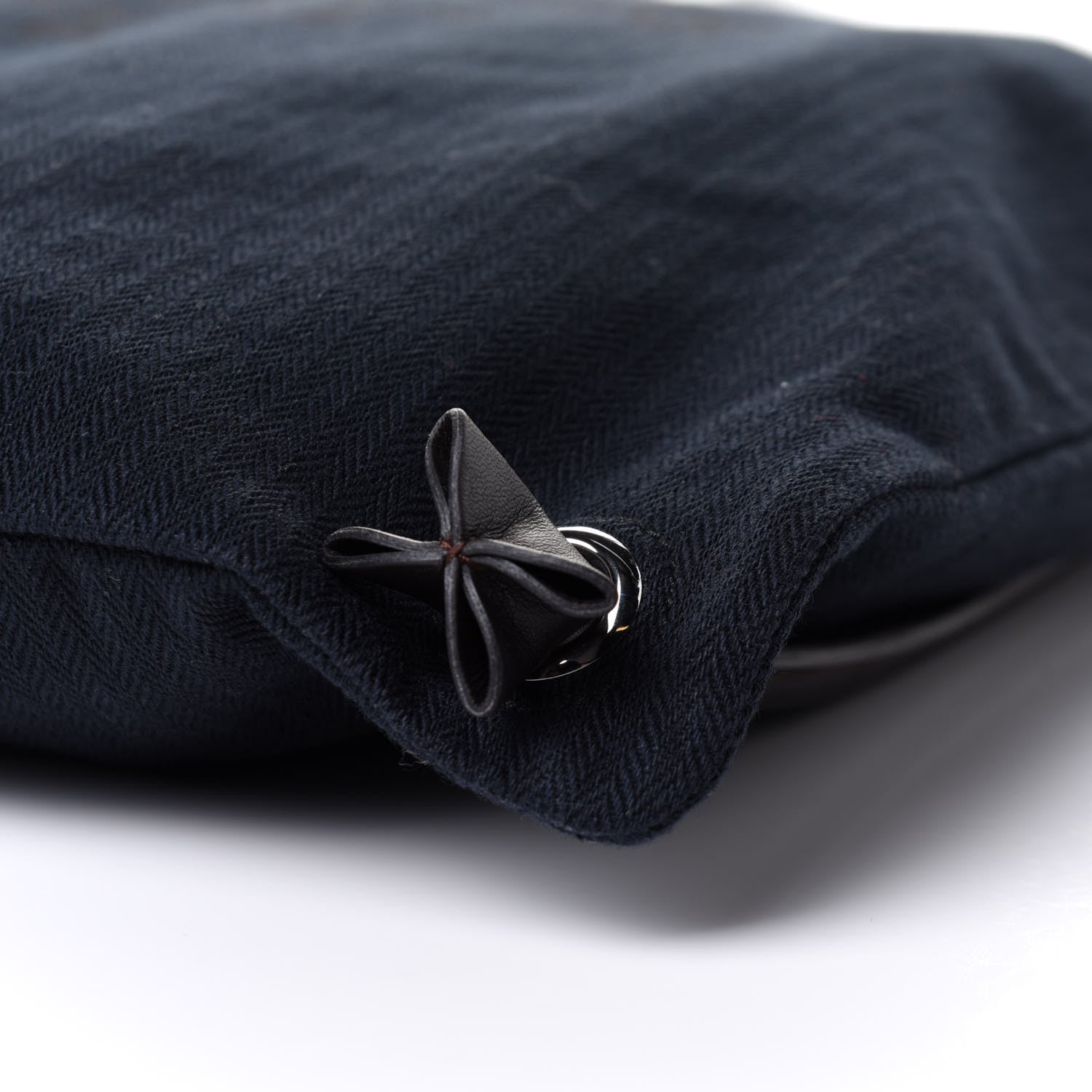 Hermes Toile Swift Maline Bag Navy Ebene 8 of 8