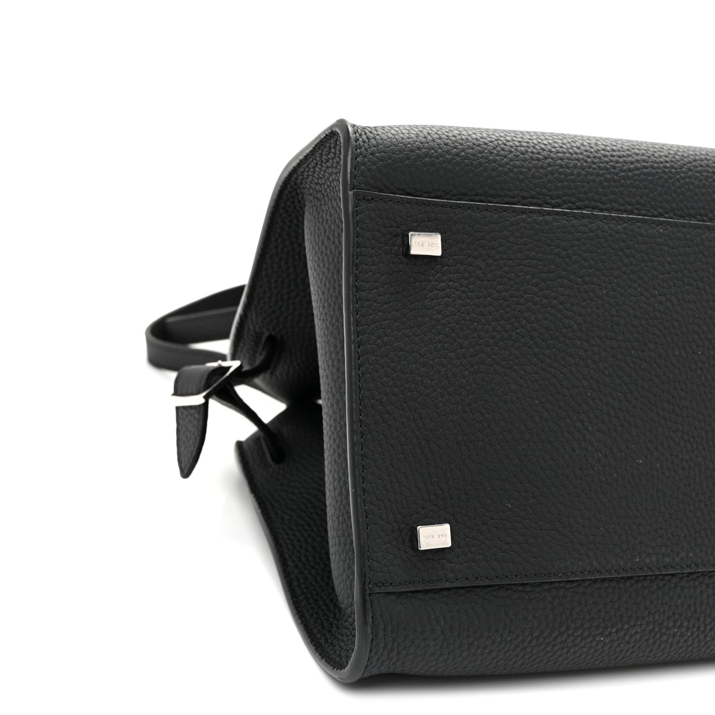 Matte Grained Calfskin Soft Margaux 12 Black