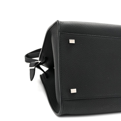 The Row Matte Grained Calfskin Soft Margaux 12 Black 8 of 9