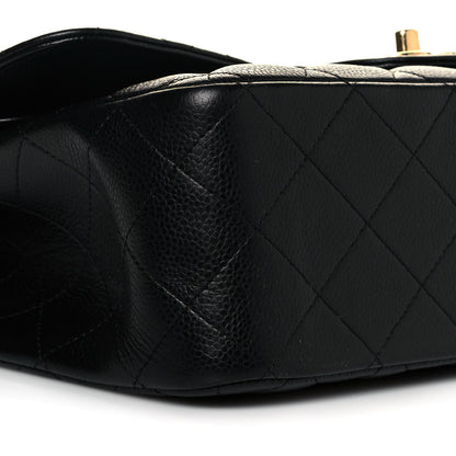 Chanel Caviar Quilted Jumbo Double Flap Black 9 of 11