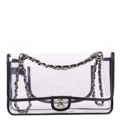 Chanel Lambskin Vinyl Large Naked Flap Black 1 of 6