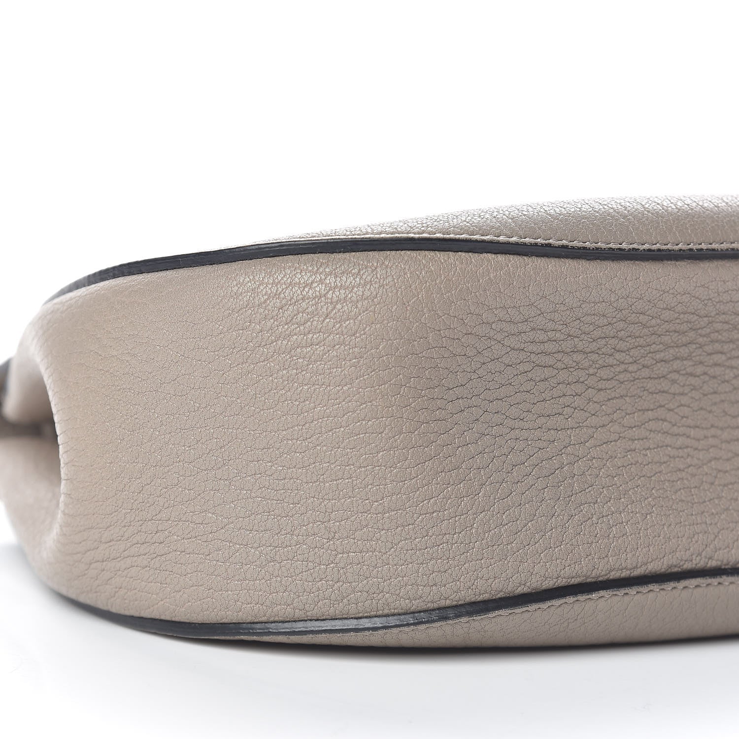Chloe Grained Lambskin Drew Shoulder Bag Motty Grey 9 of 10
